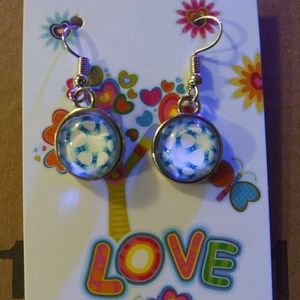 Handmade cabochon earrings